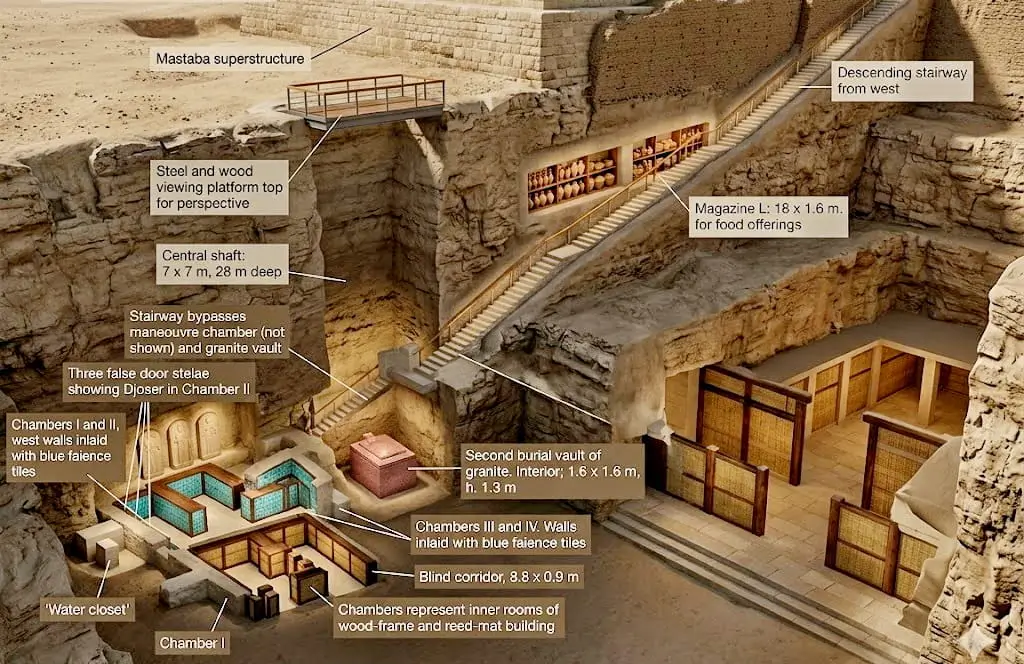 Exploring the Southern Tomb of Djoser Substructure