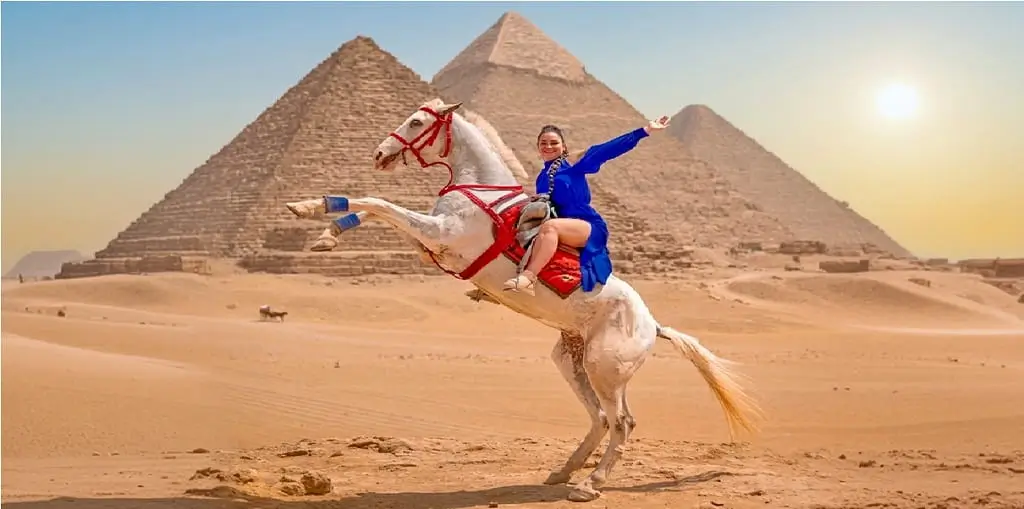 Giza Pyramids Private Tour, Sphinx, Camel, and Inside the Pyramid