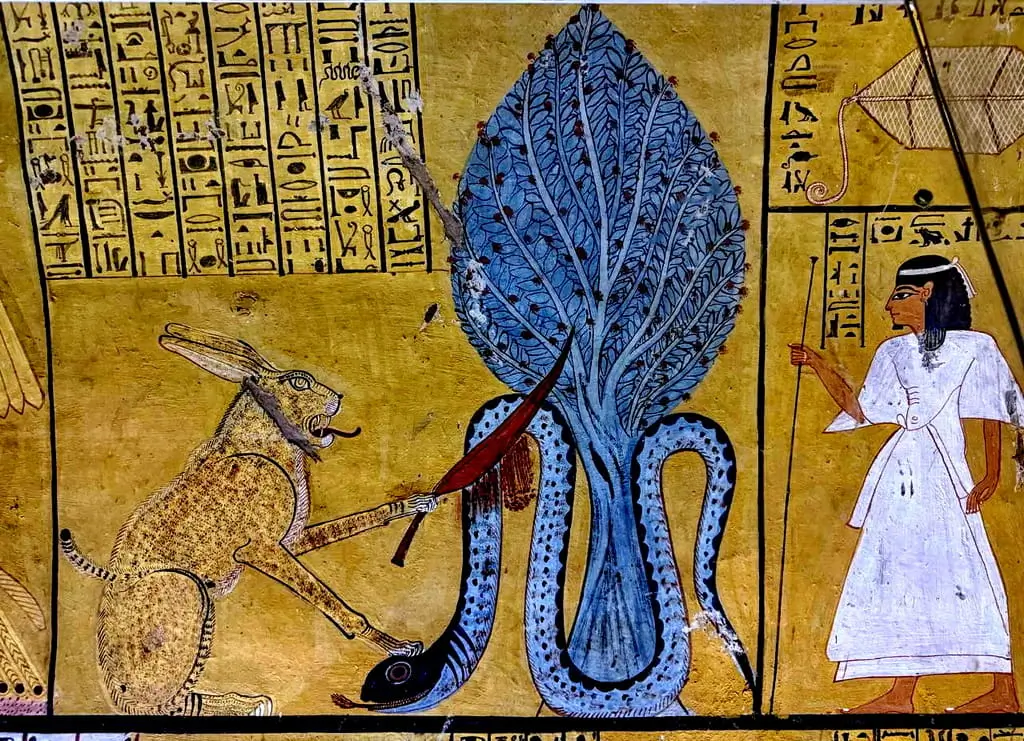 The Cat of Heliopolis vs. Apophis Defeating Chaos