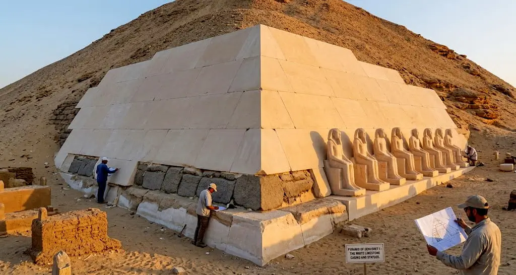 The White Limestone Casing, A Giza Rival