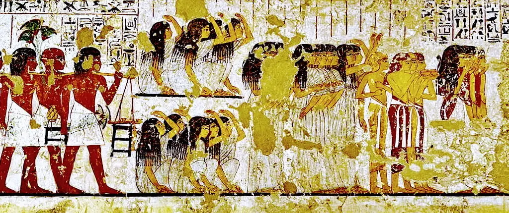 Tomb of Ramose The Painted Path — The Funeral Procession
