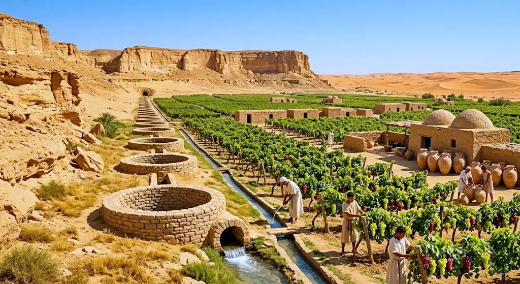 Ancient Qanat Irrigation: Egypt’s Desert Wine Powerhouse