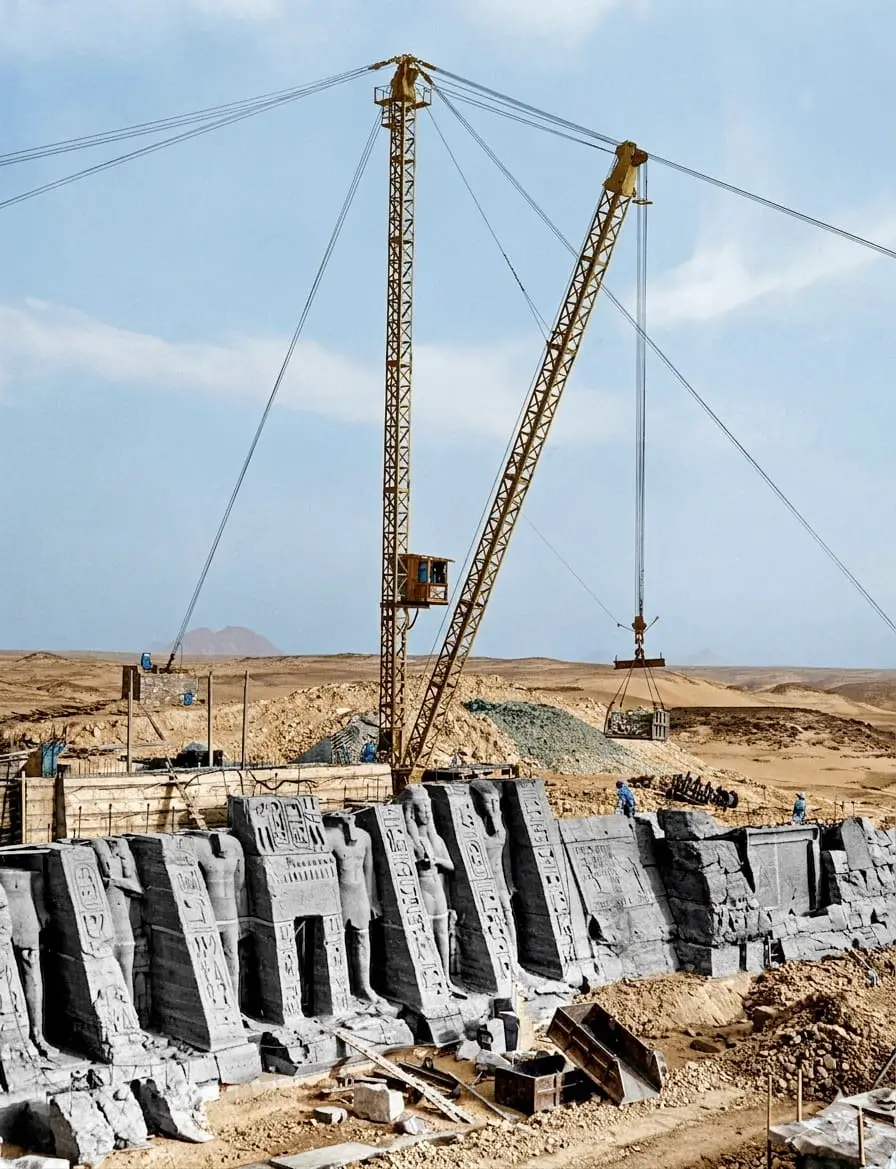 How much did the Abu Simbel rescue mission cost