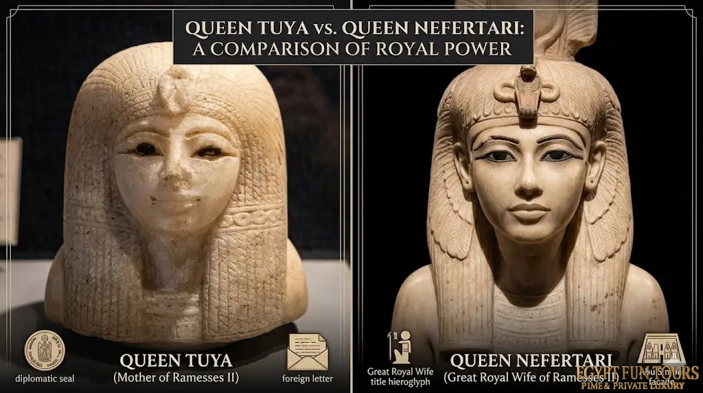 Queen Tuya vs. Queen Nefertari A Comparison of Royal Power