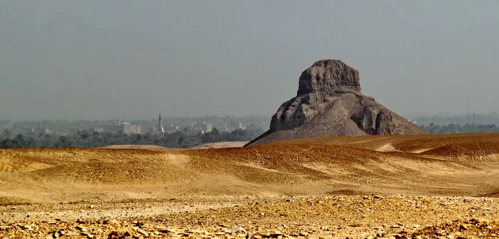 The Black Pyramid of Amenemhat III A Haunting Desert Landmark