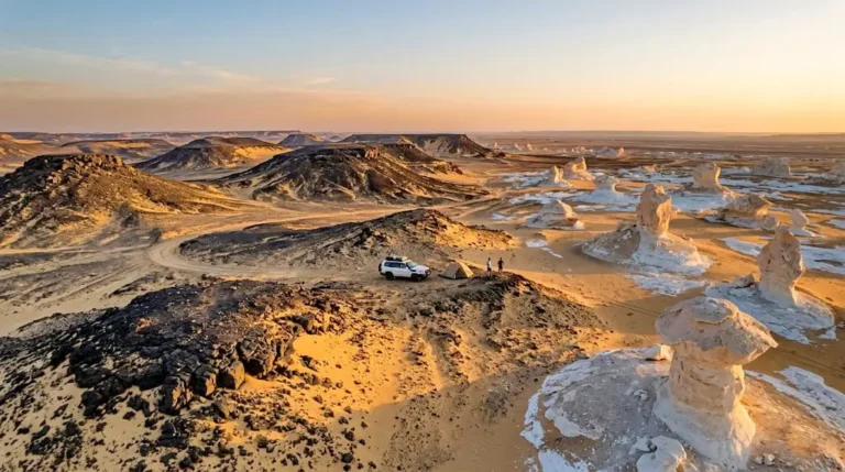 The Geology of the Black and White Deserts A Journey Through Time