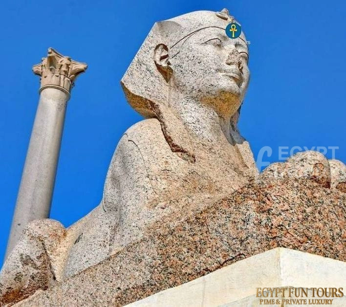 Pompey's Pillar - Alexandria -Egypt Fun Tours - Best tourist attractions in Egypt