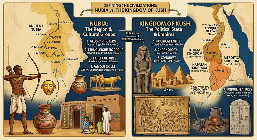 Defining the Civilizations Nubia vs. The Kingdom of Kush