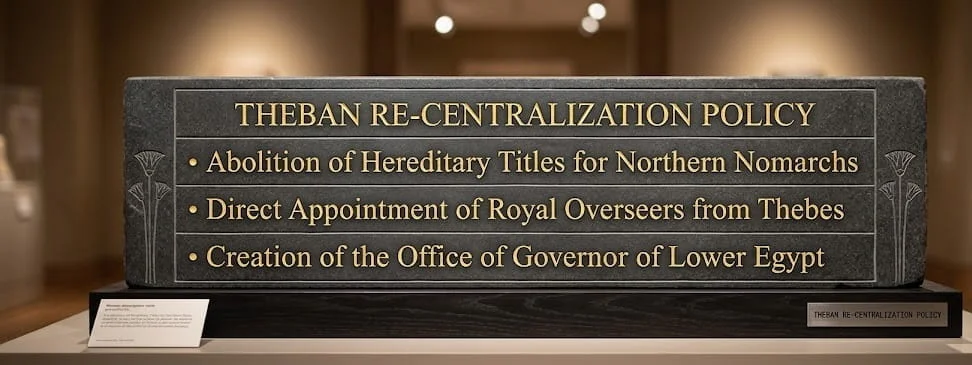 Eleventh Dynasty of Egypt The Systematic Removal of Northern Dissidents