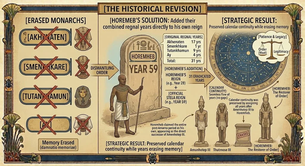 King Horemheb Redrawing the Royal Line