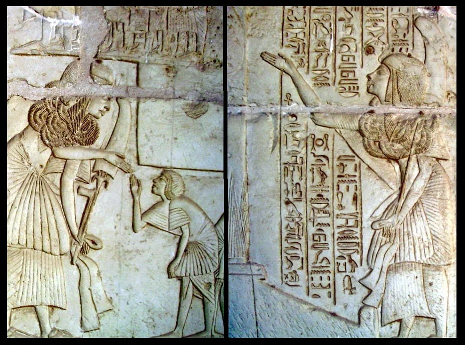 King Horemheb Restoring Ma'at Across the Nile
