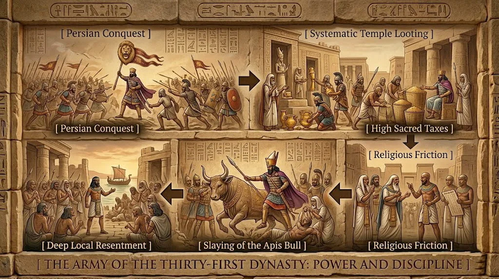 Oppression and Desecration – The Persian Policy on Egyptian Religion