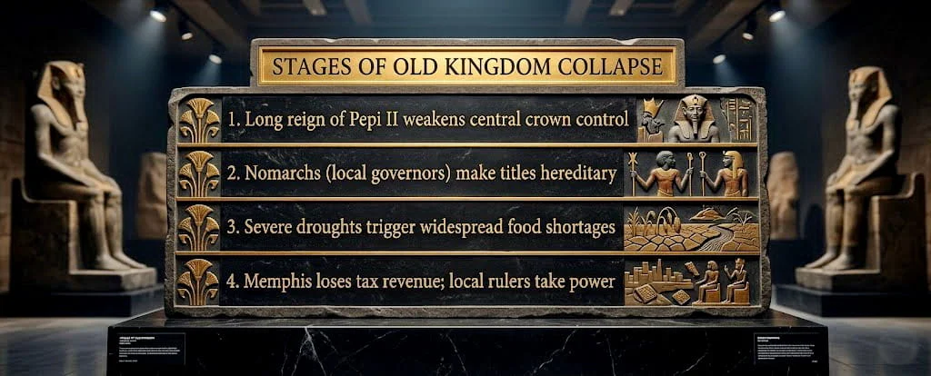 The Collapse of Central Authority After the Sixth Dynasty