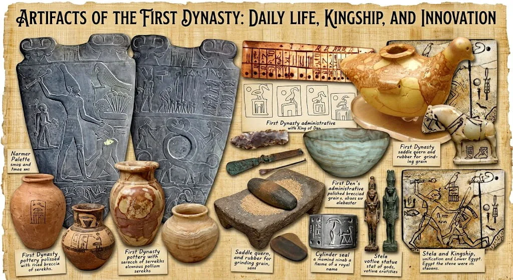 The First Dynasty of Ancient Egypt Gallery of Key Artifacts