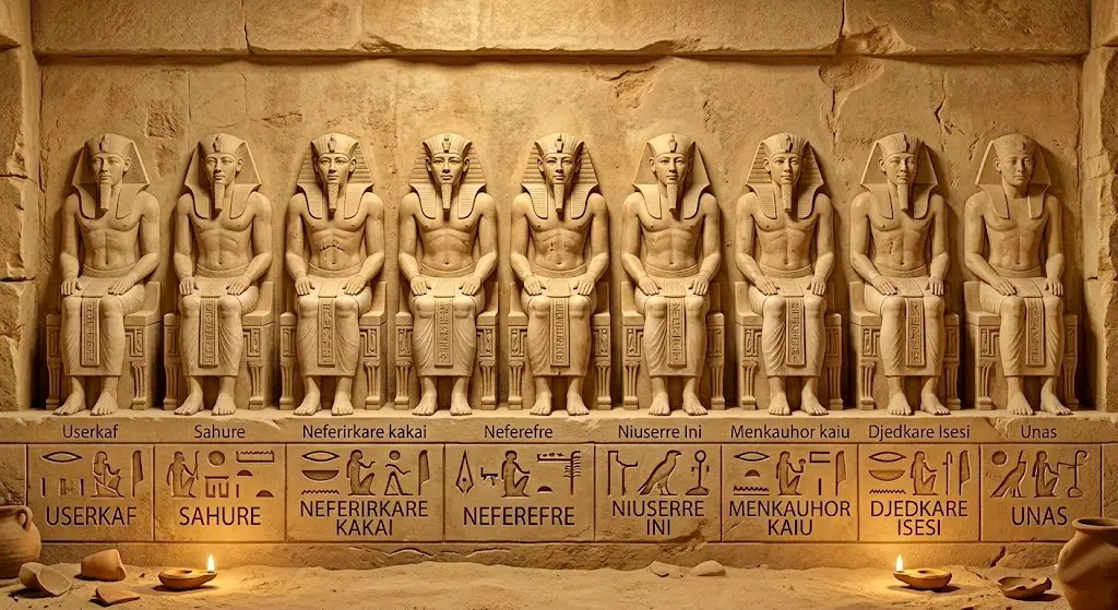 The Kings of the Fifth Dynasty of Egypt A Chronological List