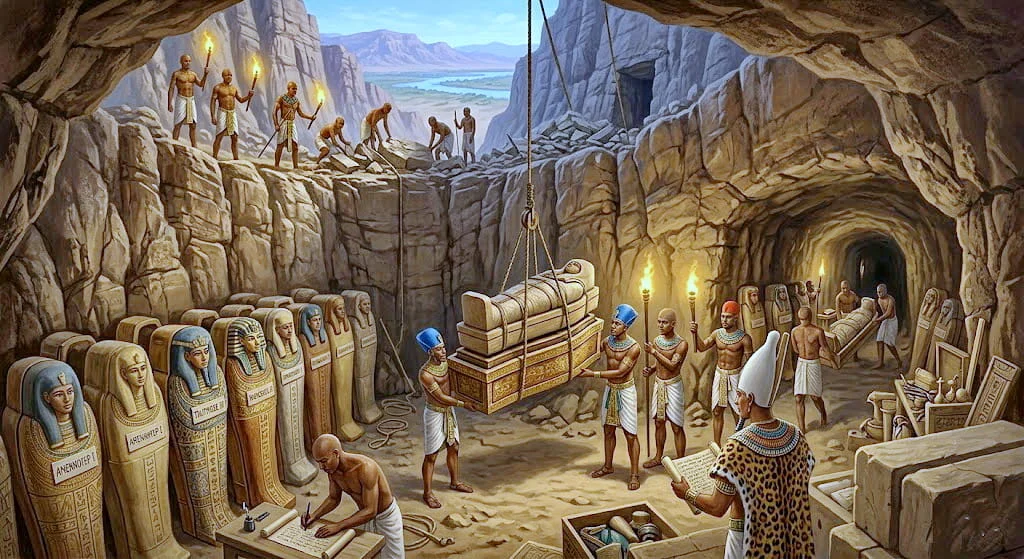 The Theban Cache Saving the Royal Mummies in The Twenty-first Dynasty of Egypt
