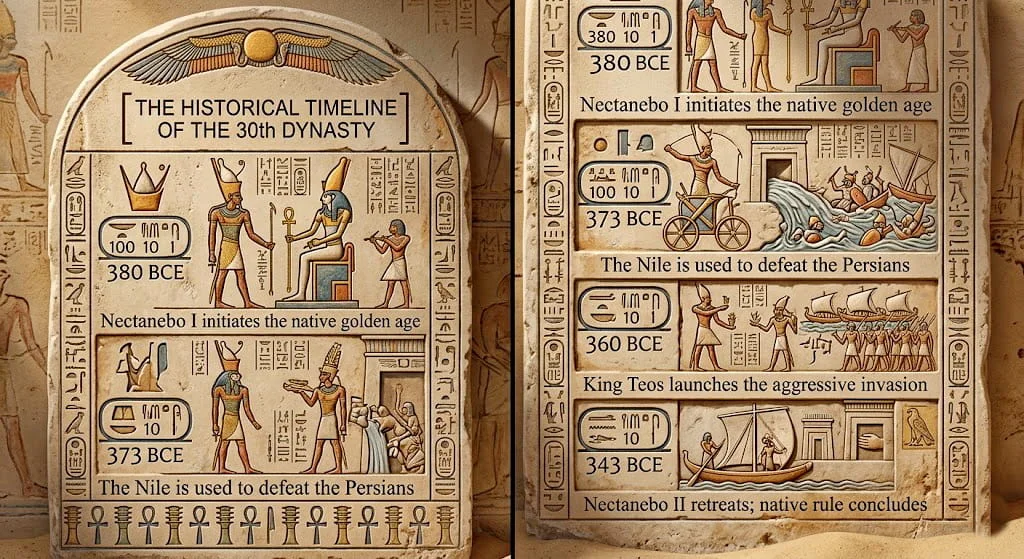 Thirtieth Dynasty of Egypt The Final Native Shield