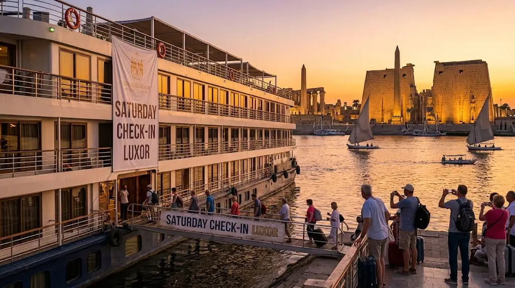 Saturday Luxor Nile Cruise Check-In