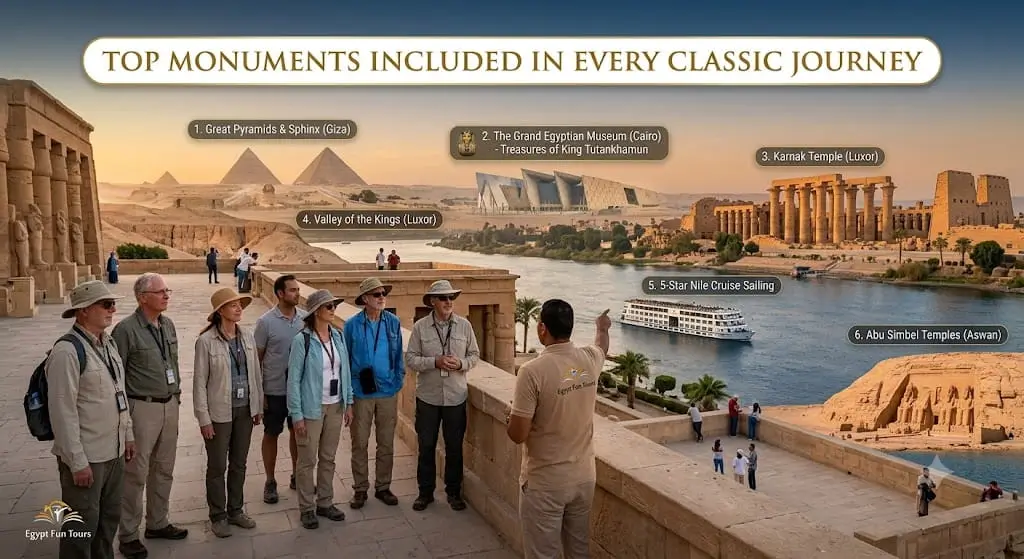 Top Monuments Included in Every Classic Journey