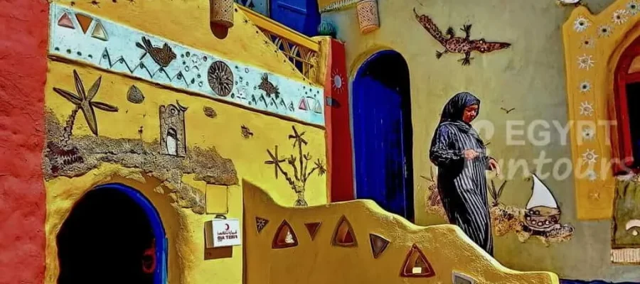 5-Day Nile Cruise Expedition; A Private Luxor to Aswan Odyssey from Cairo - Nubian house in Aswan