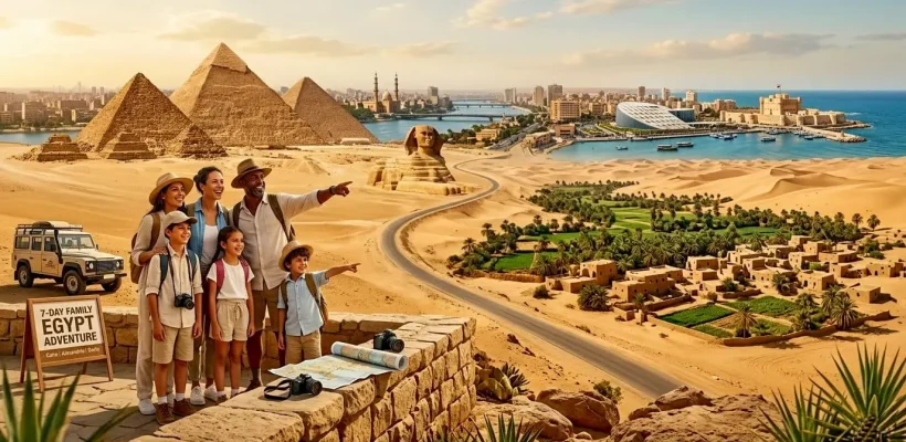 7-day Family Tour Package to Cairo, Alexandria, & Oasis