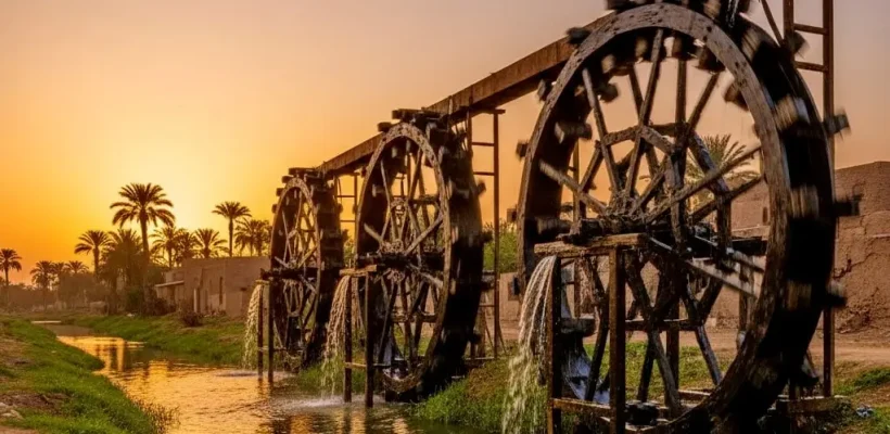 A 2,000-Year-Old Feat of Ptolemaic Engineering - Waterwheels of Fayoum oasis