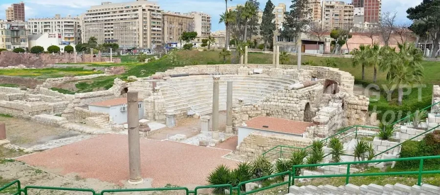 Alexandria day trips tours - Things to do in Alexandria - Roman Amphitheater at Kom Eddikka