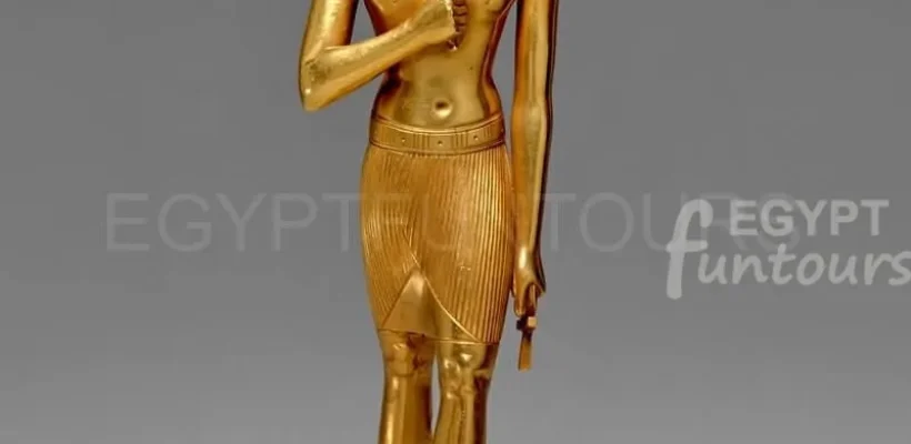Amuns Golden Statuette Ancient Egyptian Artifacts Egypt Fun Tours