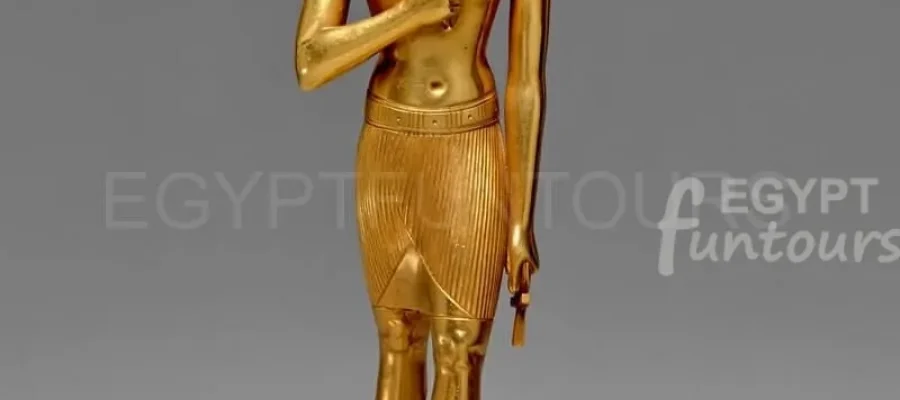 Amuns Golden Statuette Ancient Egyptian Artifacts Egypt Fun Tours