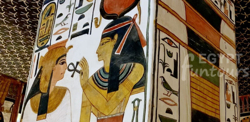 Ankh and Goddess Isis The Key of life by the Ancient Egyptians Egypt Fun Tours