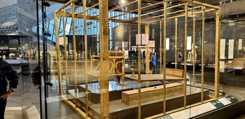 Bed room of Queen Hetebhereth in The Grand Egyptian Museum