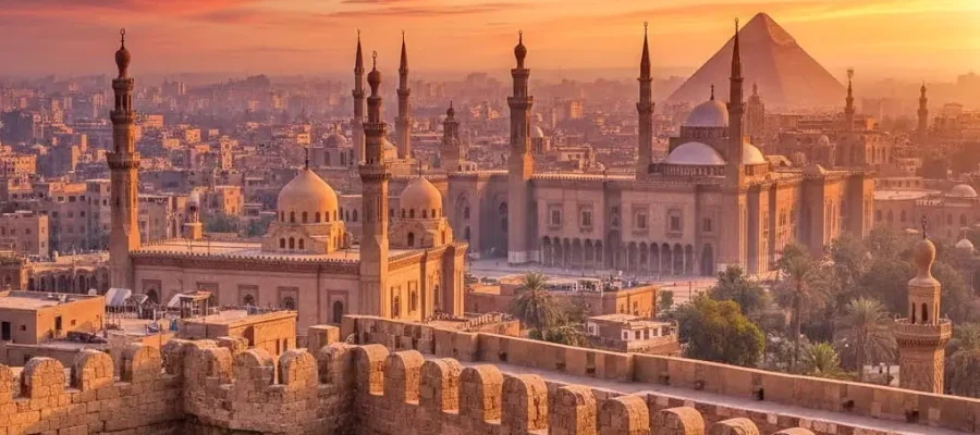 Cairo Airport Layover Tour; Pyramids, Coptic Cairo & Bazaar