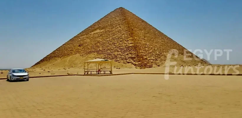 Cairo Airport Tour - The Red pyramid at Dahshur