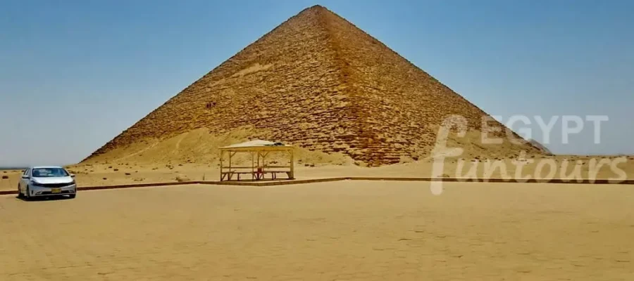 Cairo Airport Tour - The Red pyramid at Dahshur