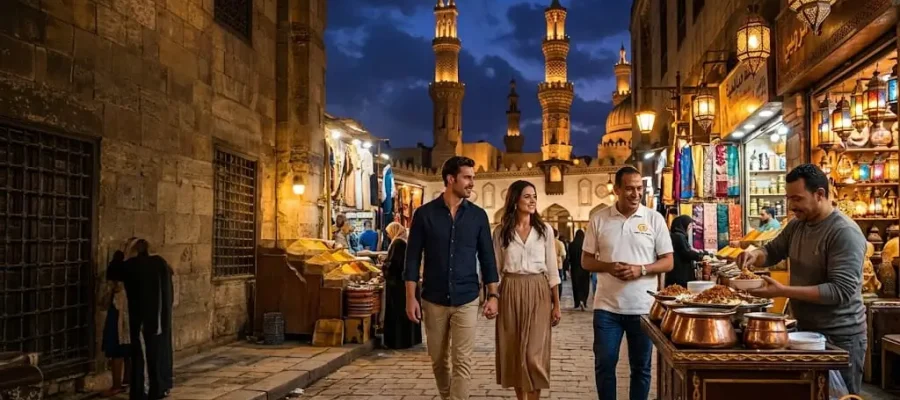 Cairo Night Food Tour & Islamic Cairo Evening Walk