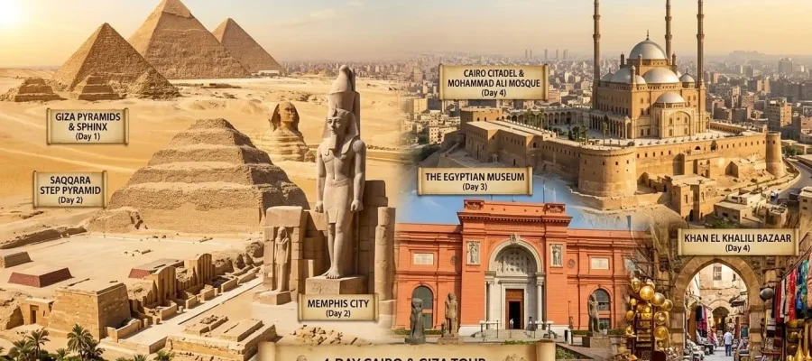 Cairo Tour Package - 4 Days Short Vacation