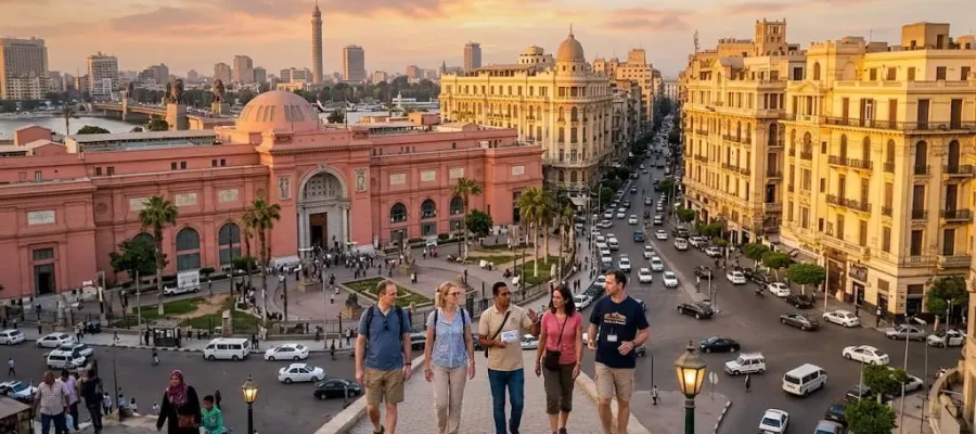 Egyptian Museum & Downtown Cairo Cultural Walking Tour