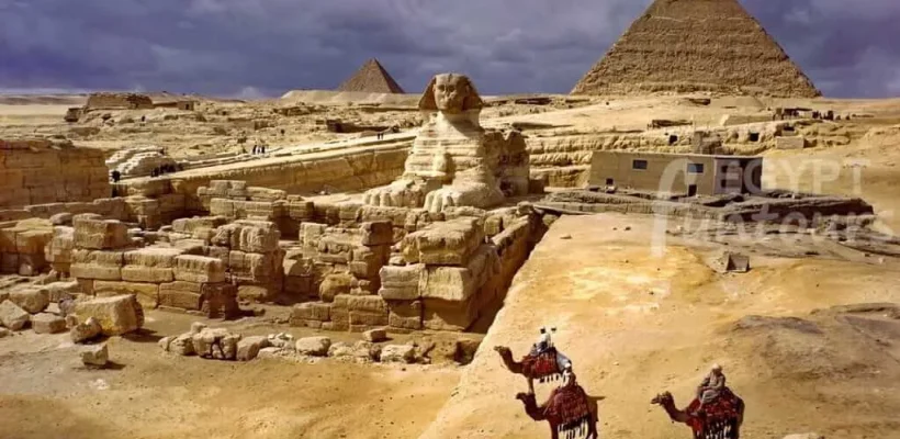 Full-Day Cairo Expedition; Giza Pyramids view