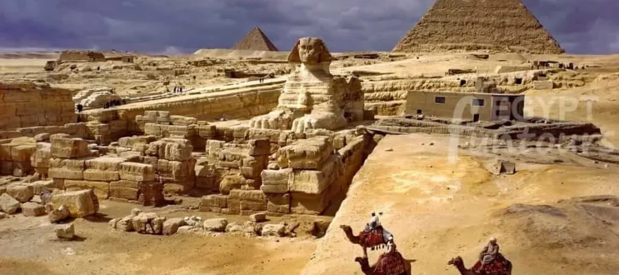 Full-Day Cairo Expedition; Giza Pyramids view