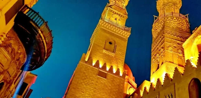 Islamic Cairo at night