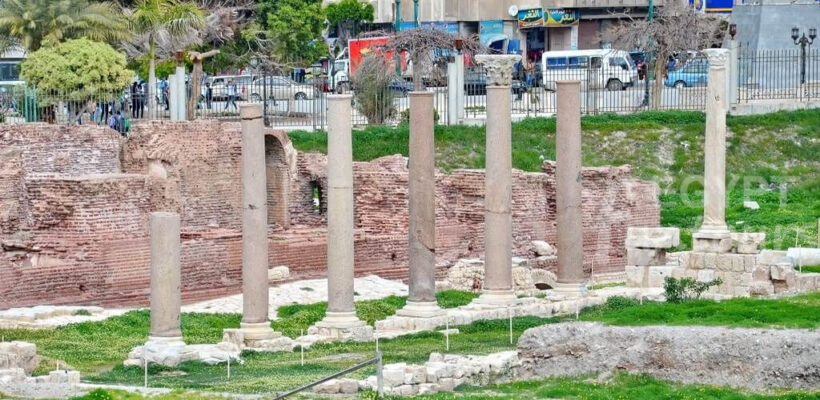 Kom El Dekka area alexandria roman monuments - 5-day family trip