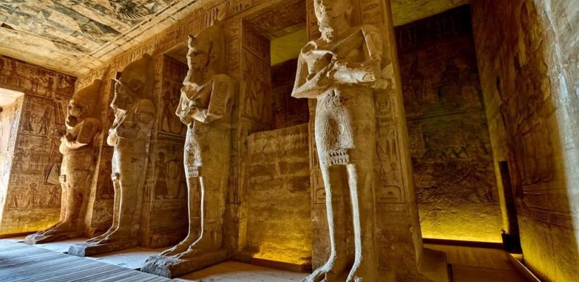 Luxor and Aswan Nile Cruises - Abu Simbel temple interior - 3-Night Family Nile Cruise
