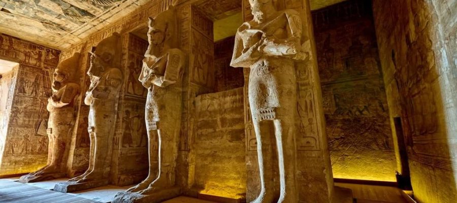 Luxor and Aswan Nile Cruises - Abu Simbel temple interior - 3-Night Family Nile Cruise