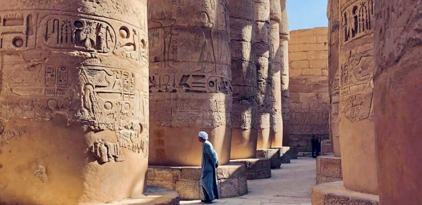 Luxor and Aswan Nile Cruises - Karnak temple columns - 3-Night Family Nile Cruise