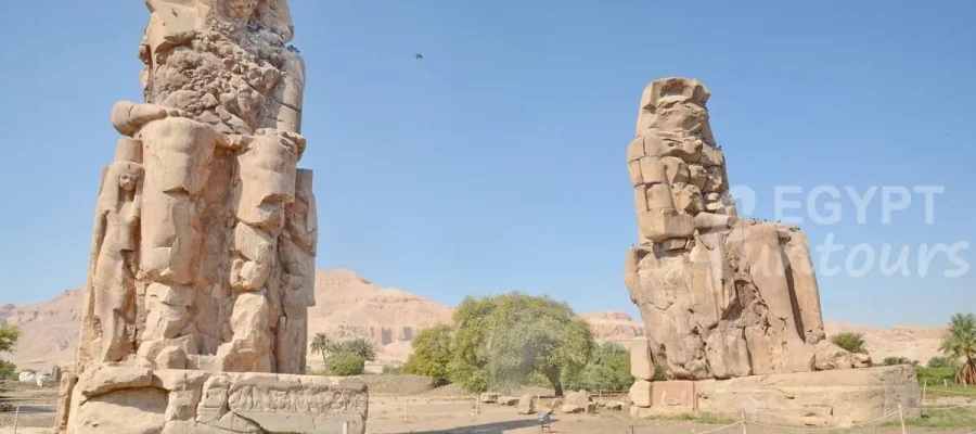 Memnon colossi of king amenophis III - 16 days standard historical egypt tour package