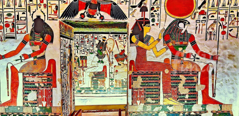 Nefertari tomb qv66 valley queens luxor 1 min min