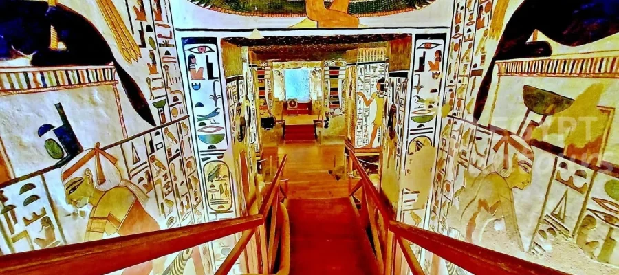 Goddess Ma'at Principles - Nefertari tomb qv66 valley queens luxor - 9 days unesco tour