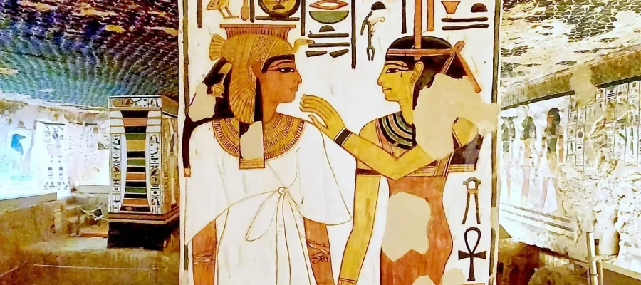Nefertari tomb qv66 valley queens luxor 22 min min