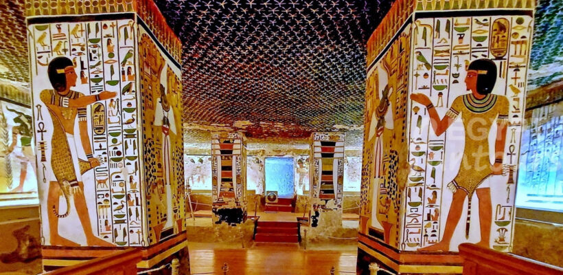 Nefertari tomb qv66 valley queens luxor - 9 days unesco tour