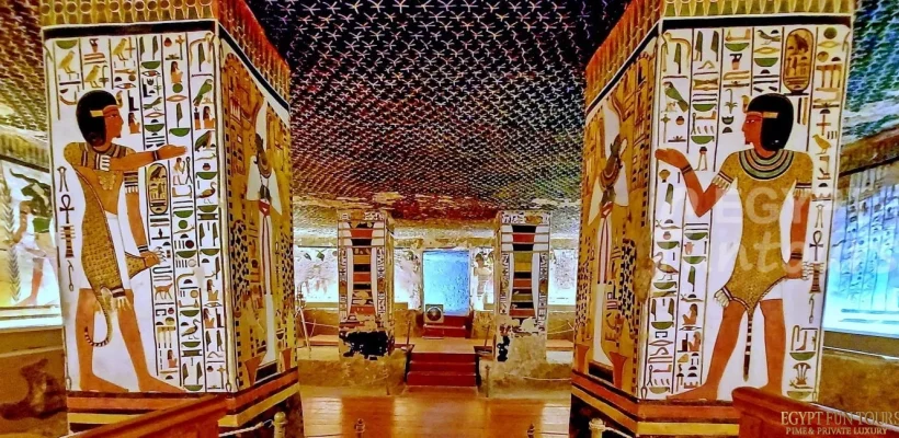 Nefertari tomb qv66 valley queens luxor - 9 days unesco tour